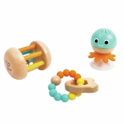 Rangler|Bidelegetøj<Hape Gavesæt til baby, 3 dele
