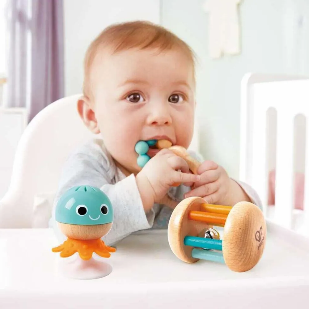 Rangler|Bidelegetøj<Hape Gavesæt til baby, 3 dele