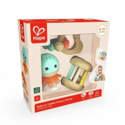 Rangler|Bidelegetøj<Hape Gavesæt til baby, 3 dele