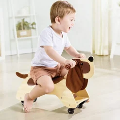 Legebiler|Babylegetøj<Hape Gåbil - Hund