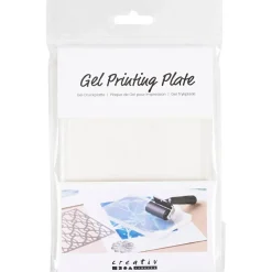 Tegne- & Malegrej|Kreativ Leg<Creativ Company Gel print trykplade - 12,7 x17,8 cm