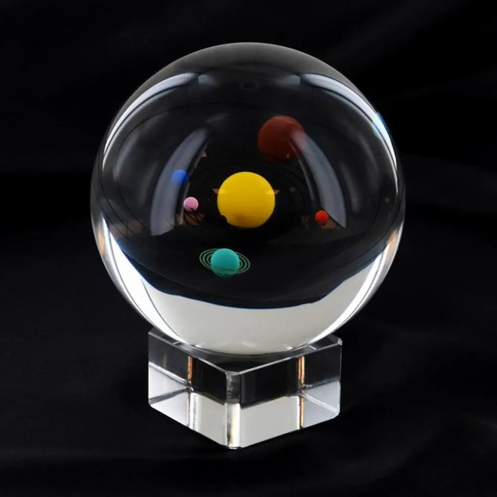 Bliv Forundret|Astronomi< Glaskugle - Solsystemet, 8 cm
