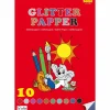 Påske|Jul< Glitterpapir A4 - 10 ark