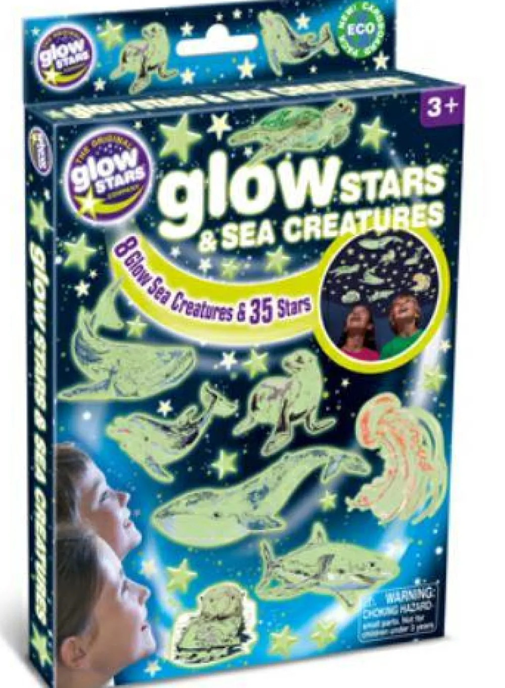 Til Børneværelset|Astronomi<Brainstorm Glow - Havdyr + stjerner, 43 dele