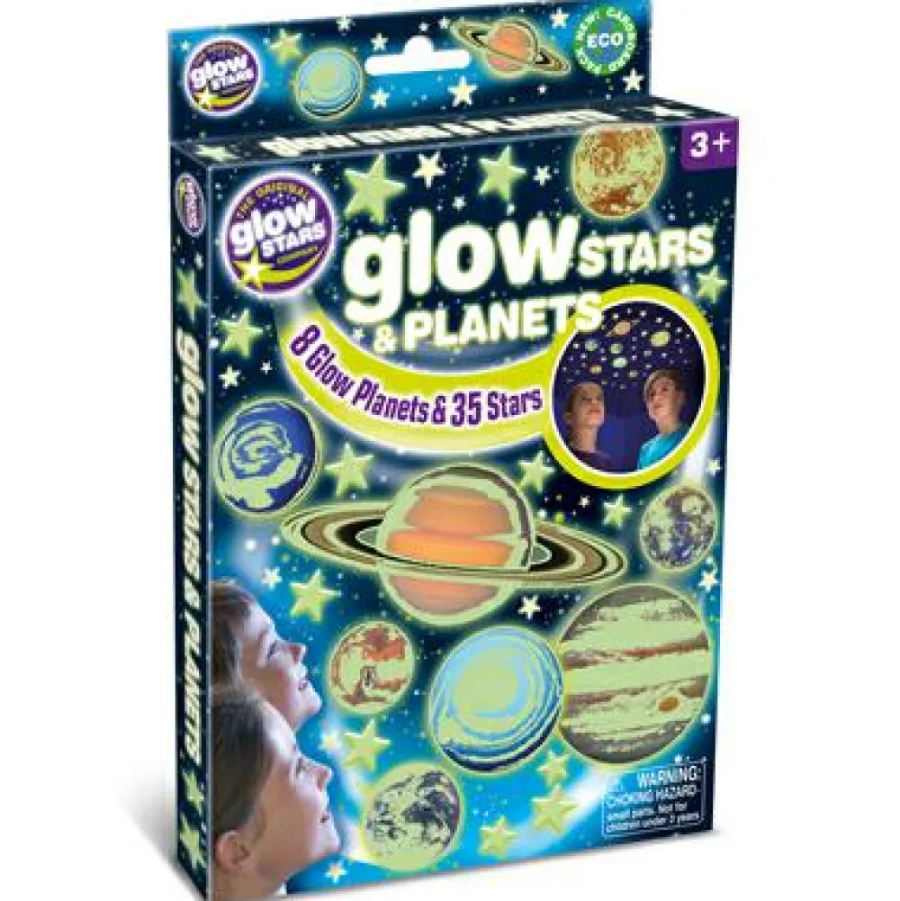 Astronomi<Brainstorm Glow - Planeter + stjerner, 43 dele