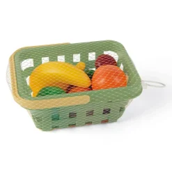 Udeleg|Strand- & Sandlegetøj<Dantoy Green Garden indkøbskurv m. frugt, 10 dele
