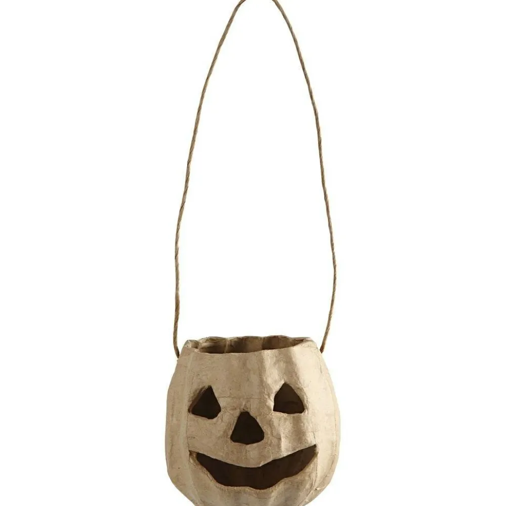 Halloween<Creativ Company Græskarhoved m. ophæng (H: 8,5 cm.)