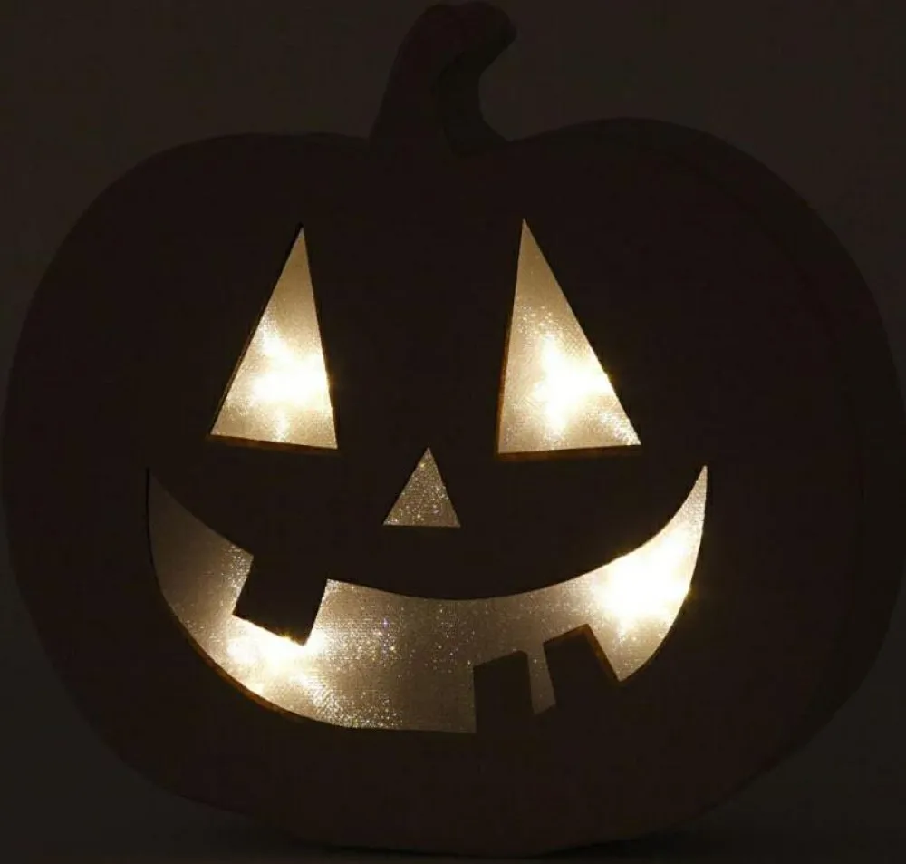 Halloween<Creativ Company Græskarhoved til lys - H: 20 cm.