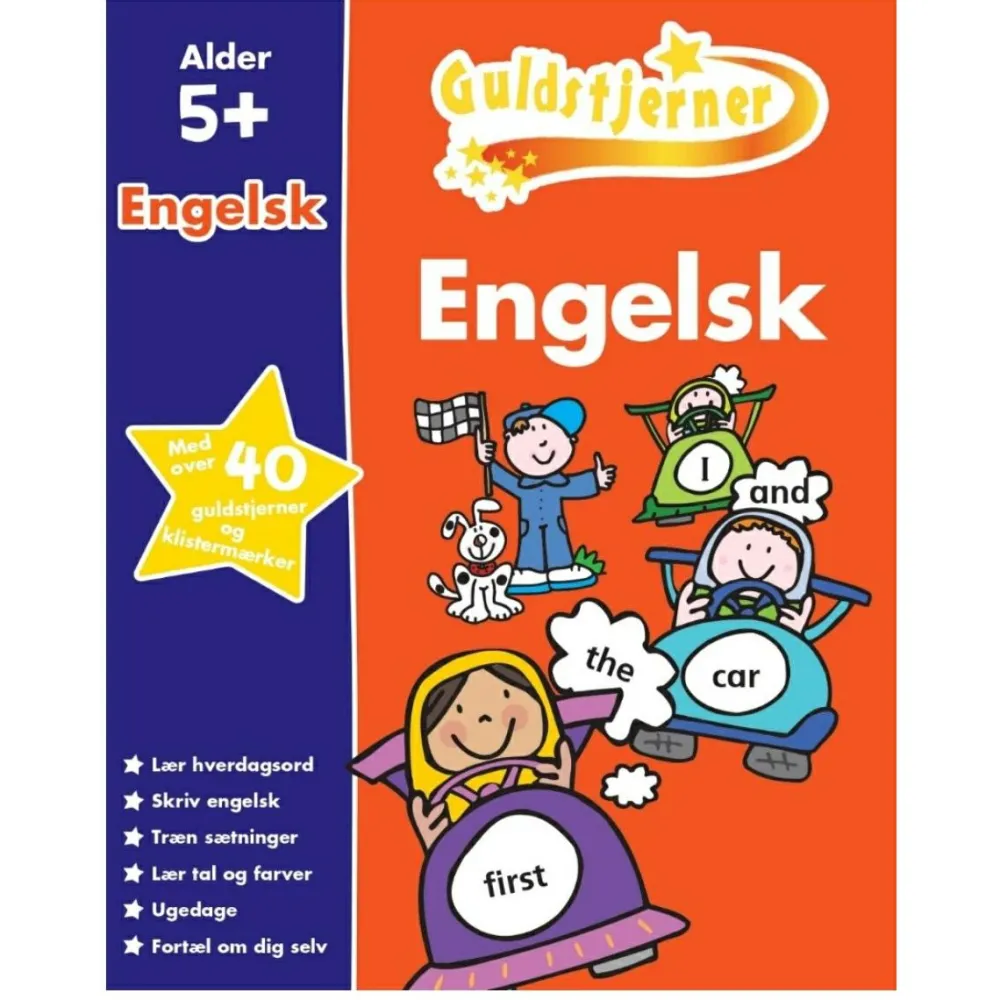 Sprog & Leg|Fagbøger< Guldstjerner - Engelsk