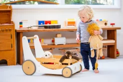 Babylegetøj<Kinderfeets Gåvogn - Hvid