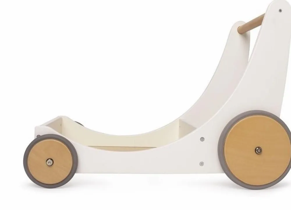 Babylegetøj<Kinderfeets Gåvogn - Hvid