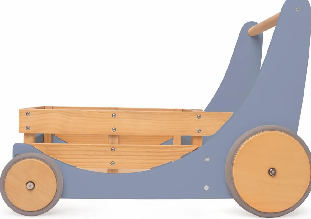 Tumlinge Legetøj|Babylegetøj<Kinderfeets Gåvogn - Skiferblå