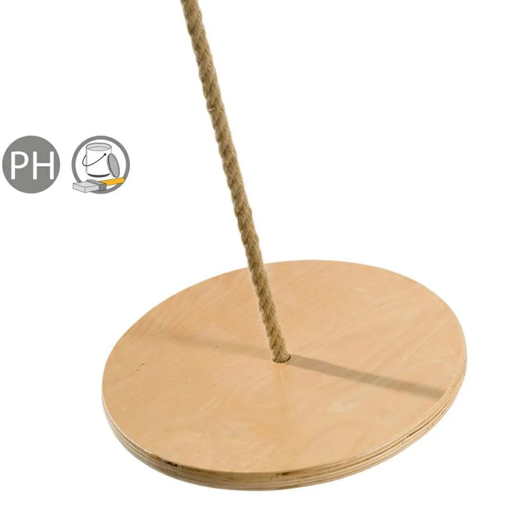 Gynger< Gynge - Tallerken i træ Ø30 cm.