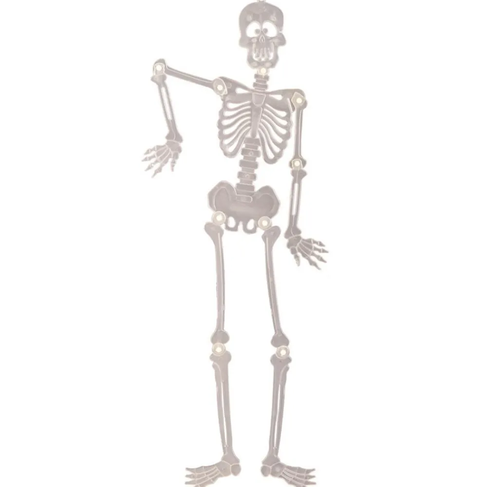 Halloween< Halloween-ophæng - Skelet (selvlysende), 90 cm
