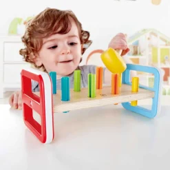Babylegetøj|Tumlinge Legetøj<Hape Hammerbræt - Regnbue