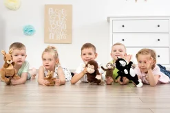Hånddukker|Babylegetøj<Beleduc Hånd- & fingerdukke - Abemor med abeunge