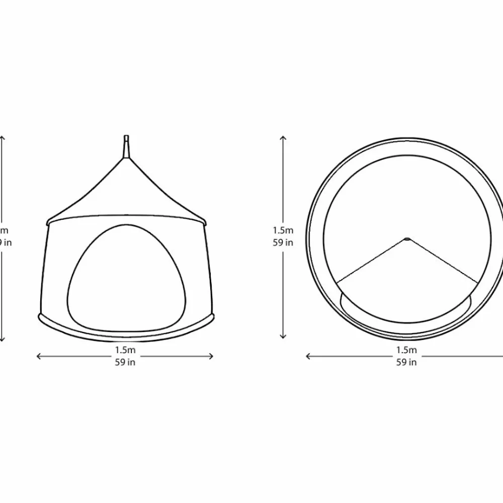 Mindfulness For Børn< Hængehus Ø150 cm - Earth