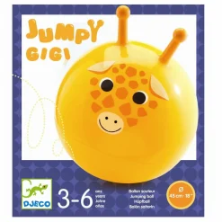 Sansemotorisk Legetøj|Hoppedyr<Djeco Hoppebold Ø45 cm - Giraffen Gigi