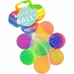 Bolde< Hoppebolde Ø 2,7 cm - Neon, 7 stk