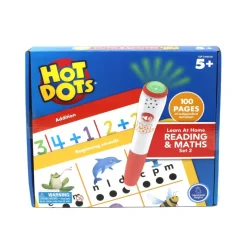 Sprog & Leg|Matematik & Leg<Hot Dots® - Startsæt, 5+ år (engelsk)