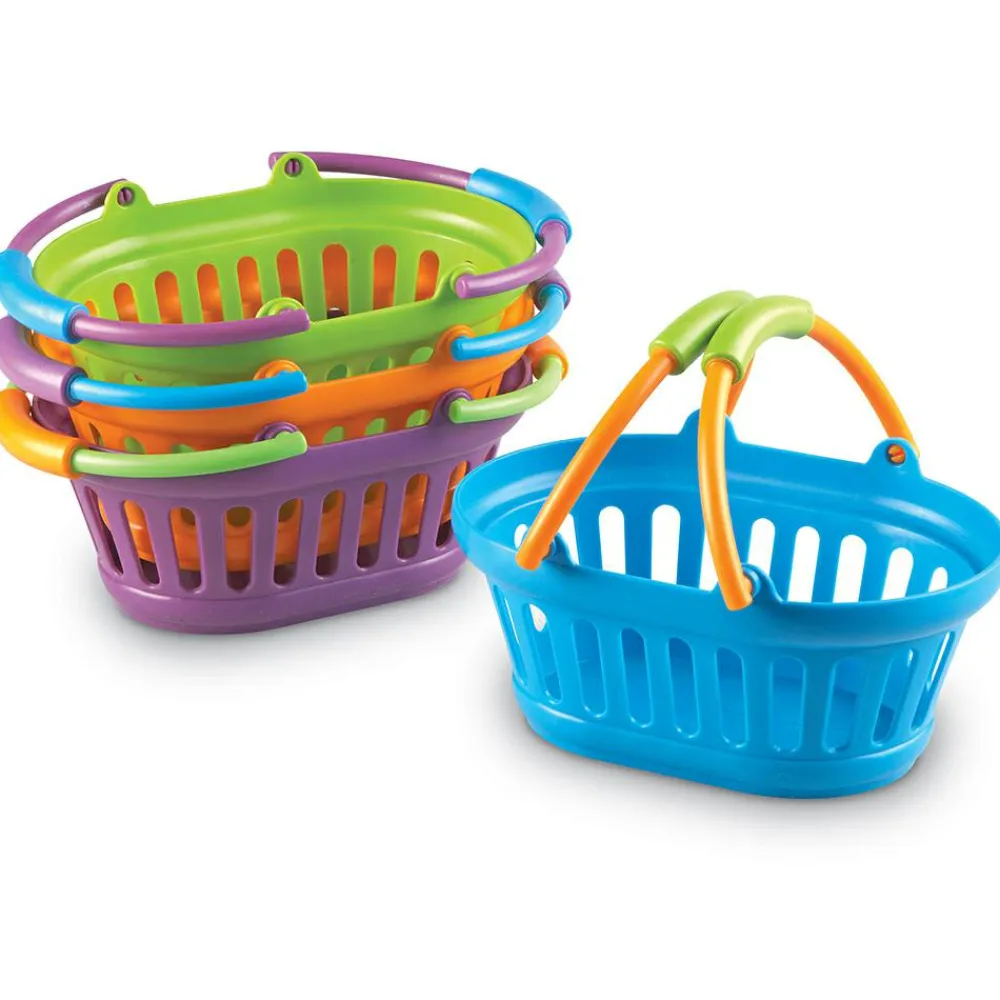Rolleleg|Sorterings- & Stablelegetøj<Learning Resources Indkøbskurve, 4 stk