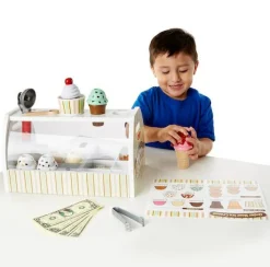 Legekøkken & Legemad<Melissa & Doug Iscafé i træ