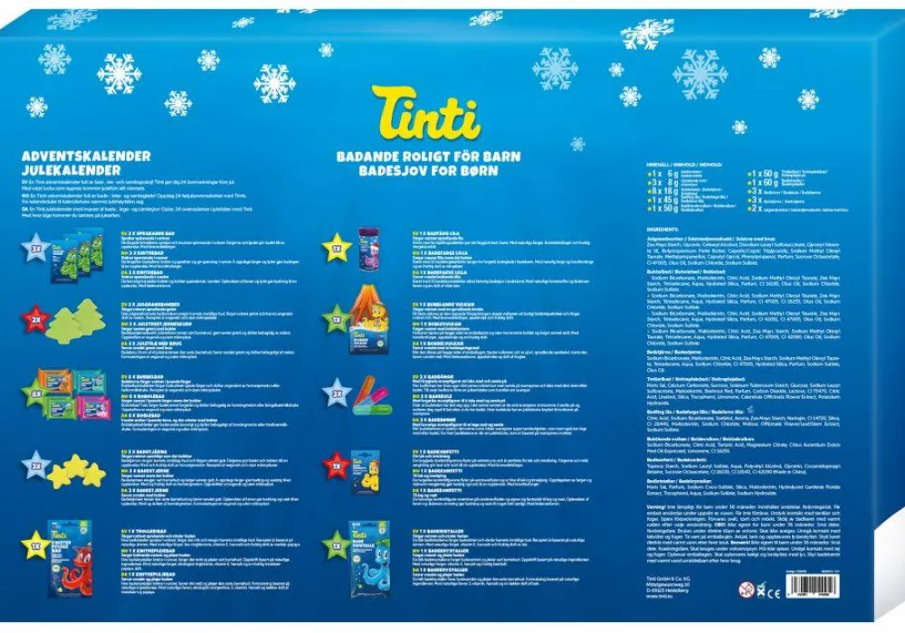 Jul|Badelegetøj<Tinti Julekalender med badesjov