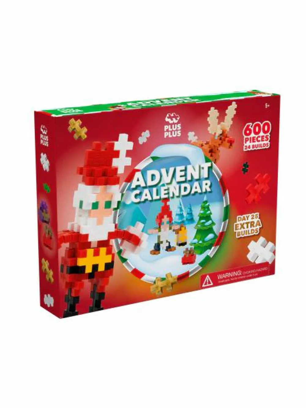Jul<Plus-Plus Julekalender 2024 - , 600 stk