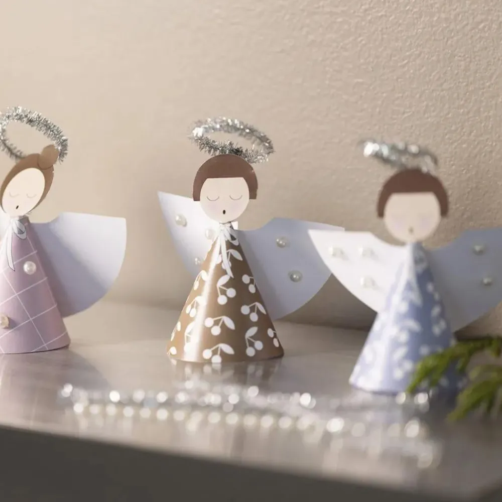 Jul<Creativ Company Julepose - Juleengle af papir