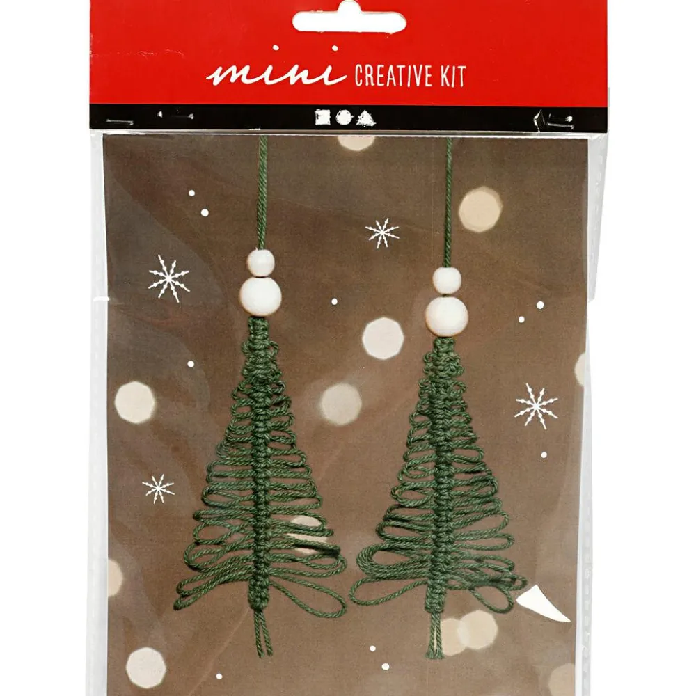 Jul<Creativ Company Julepose - Macramé juletræer