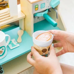 Legekøkken & Legemad<Melissa & Doug Kaffebar i træ, 35 dele