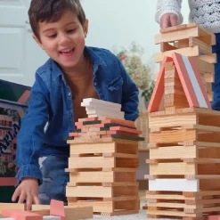 Trælegetøj|Montessori<KAPLA klodser - Forår, 200 stk