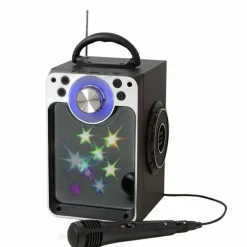 Musikinstrumenter Til Børn< Karaokemaskine m. bluetooth + lys - Sort