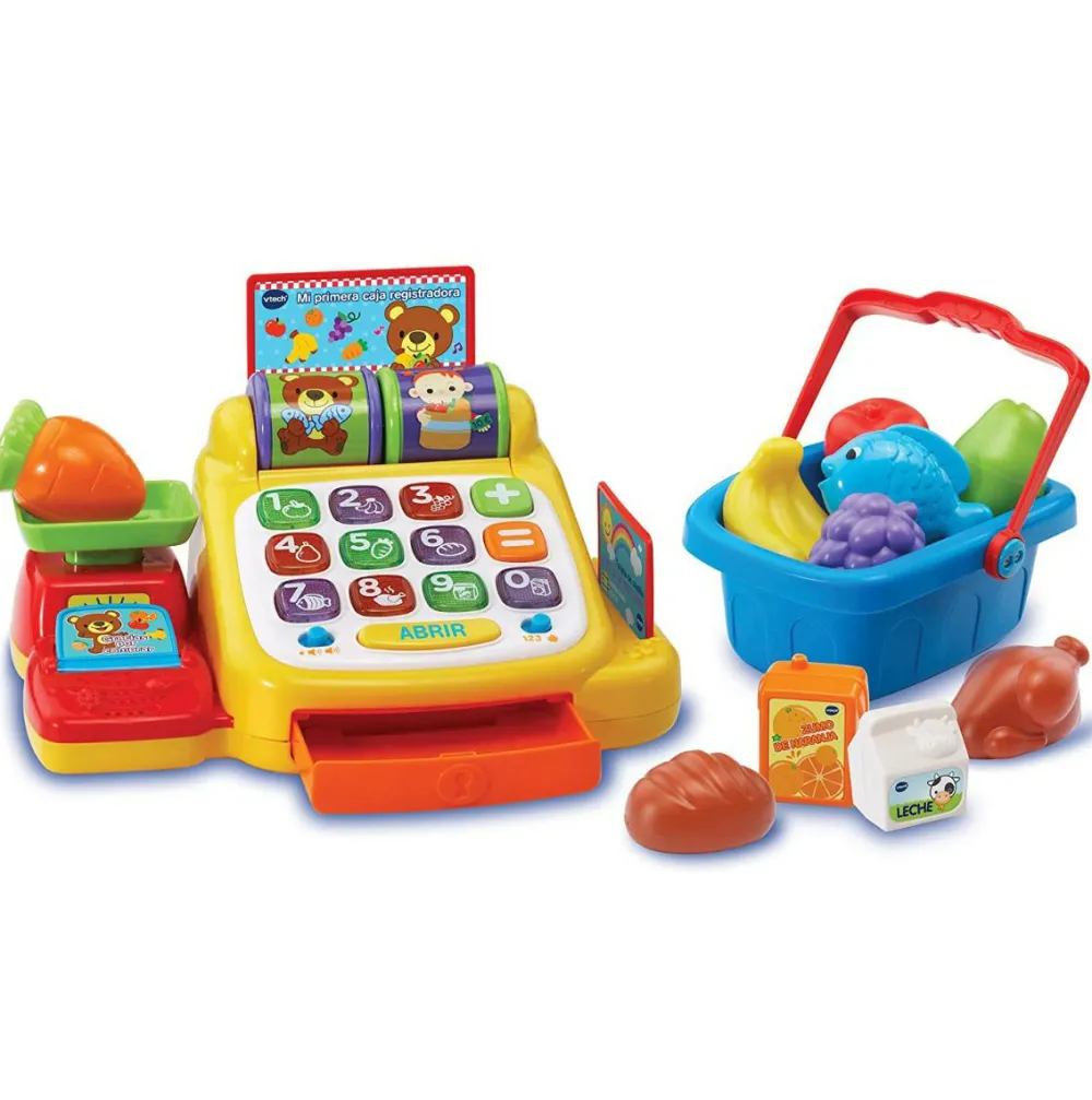 Sprog & Leg|Rolleleg<vtech Kasseapparat med lyd og lys