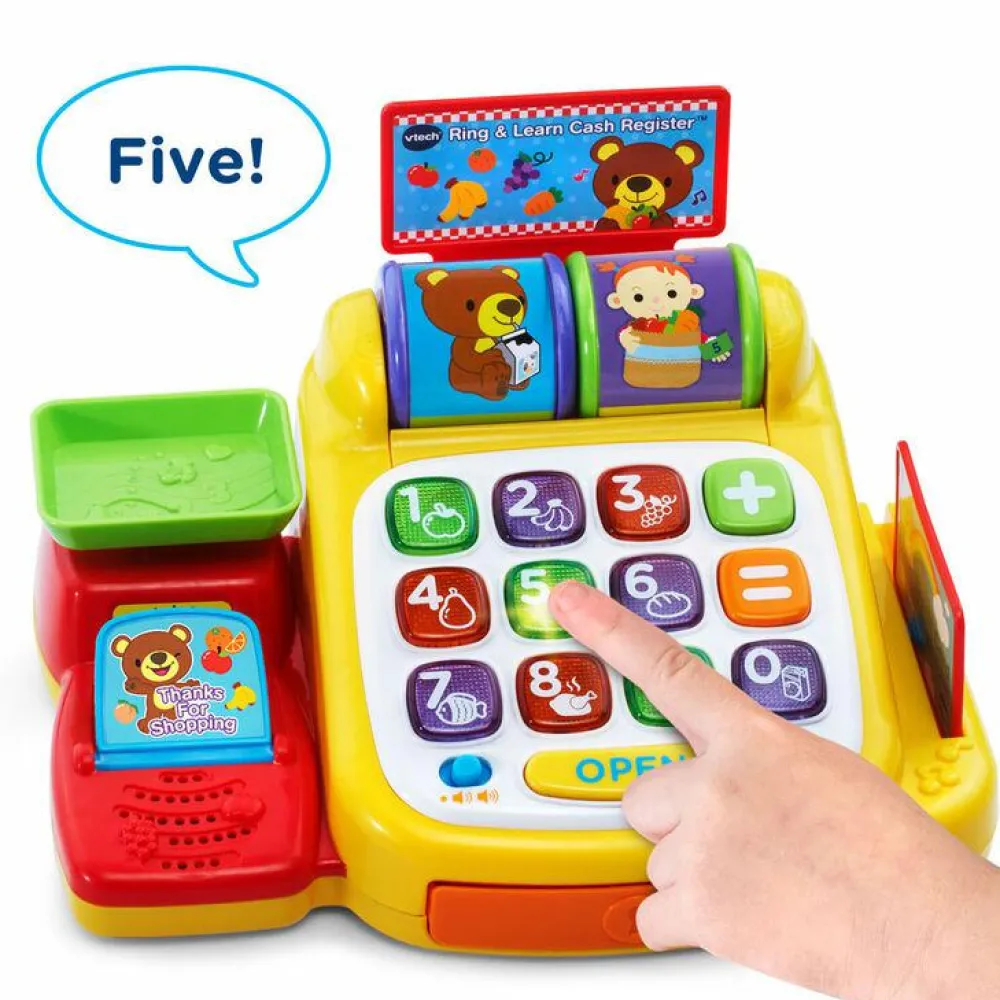 Sprog & Leg|Rolleleg<vtech Kasseapparat med lyd og lys