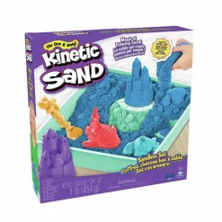 Taktil / Følesans|Anti-Stress Ting<Kinetic Sand ® - Sandbox blå, 454 gram