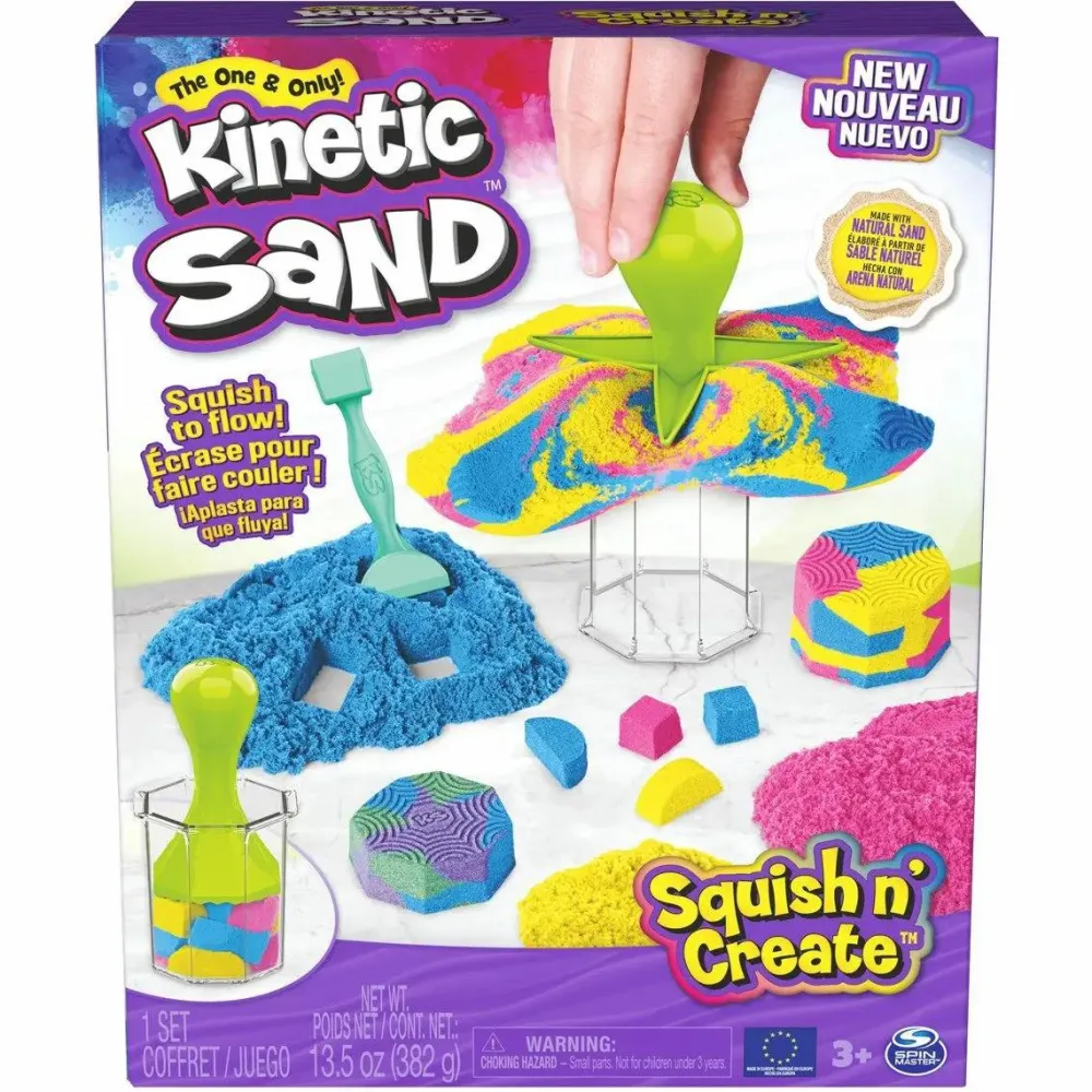 Taktil / Følesans|Anti-Stress Ting<Kinetic Sand ® - Squish N'Create