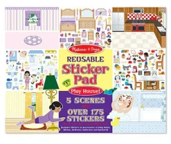 Legetøj Til Ferien|Tegne- & Malegrej<Melissa & Doug Klistermærkebog - Mit hus