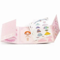 Legetøj Til Ferien|Tegne- & Malegrej<Djeco Klistermærkehæfte Tinyly - Klæd Miss Lilyruby på