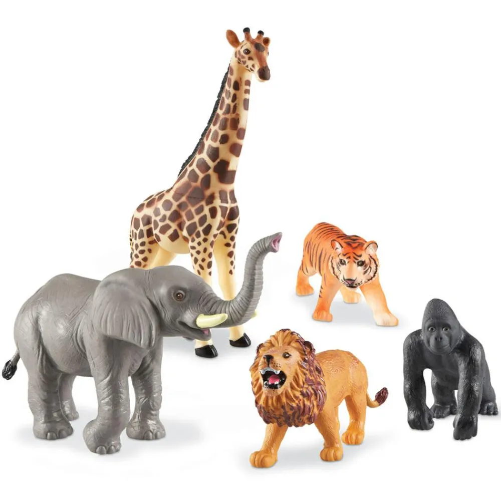Tumlinge Legetøj|Dyrefigurer<Learning Resources Kæmpe jungledyr, 5 stk