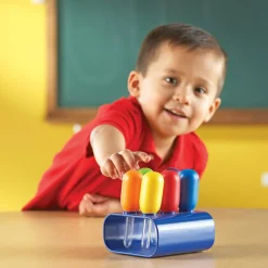 Finmotorik|Naturvidenskab<Learning Resources Kæmpe pipette med stativ, 6 stk.