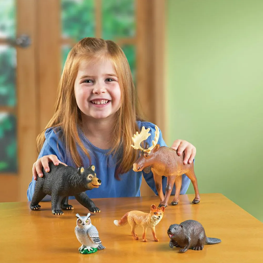 Dyrefigurer<Learning Resources Kæmpe skovdyr, 5 stk