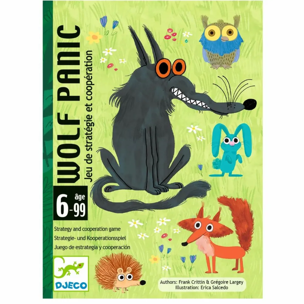 Legetøj Til Ferien<Djeco Kortspil - WolfPanic