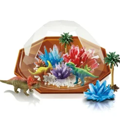 Naturvidenskab|Lav Selv Krystaller<4M Krystaldyrkning - Dinosaurterrarium