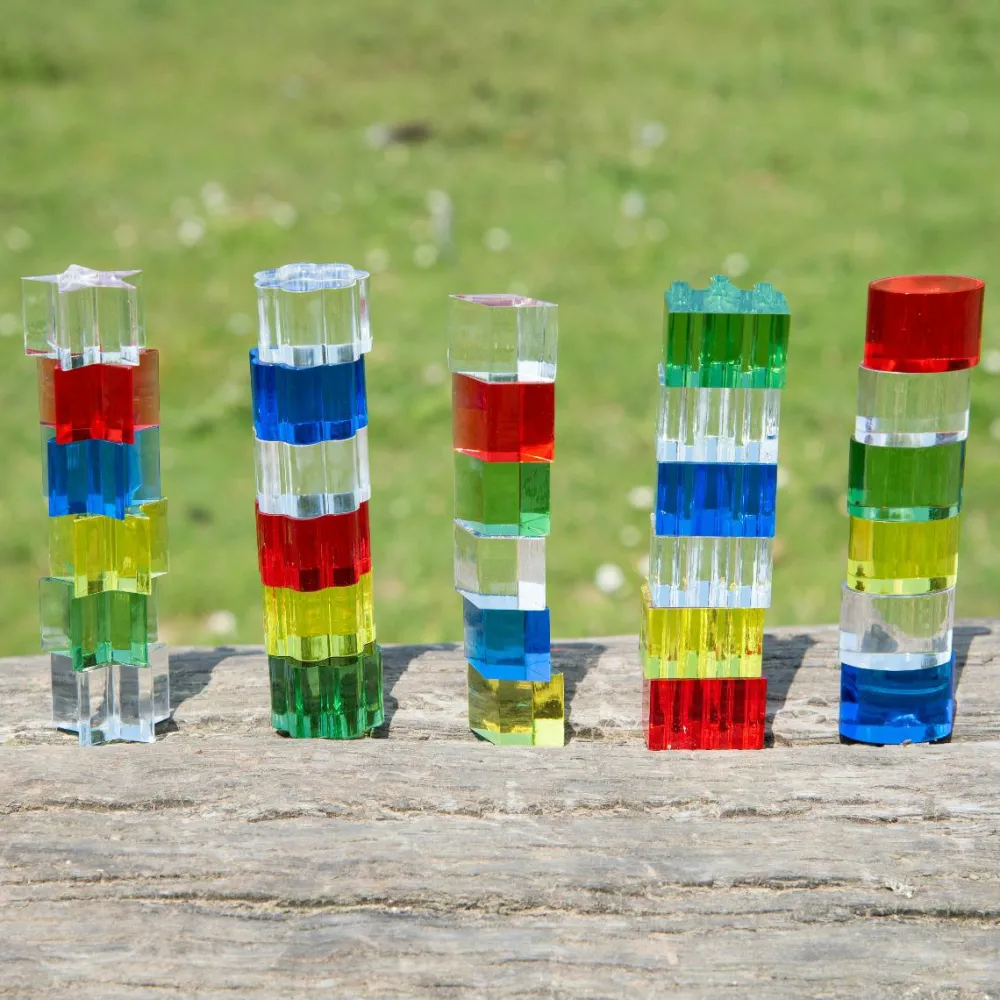 Montessori|Lysborde<tickit® Krystalformer - Farve, 30 dele