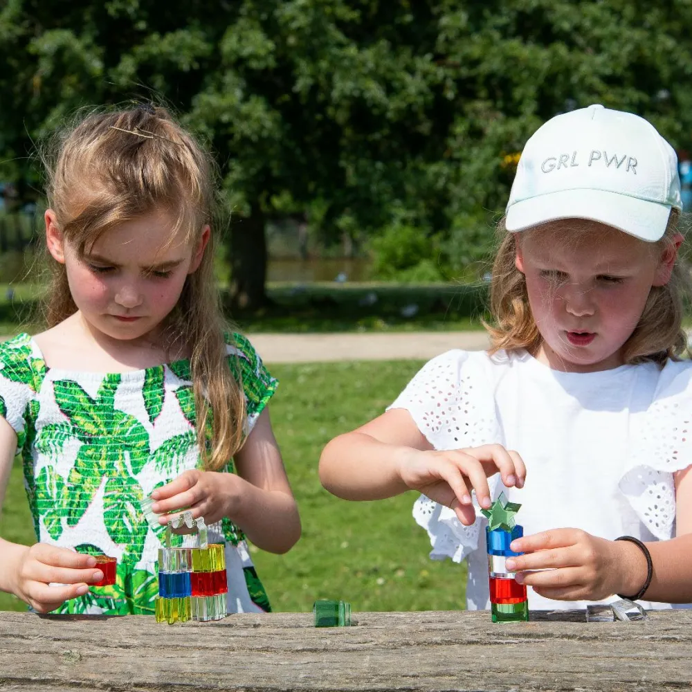 Montessori|Lysborde<tickit® Krystalformer - Farve, 30 dele