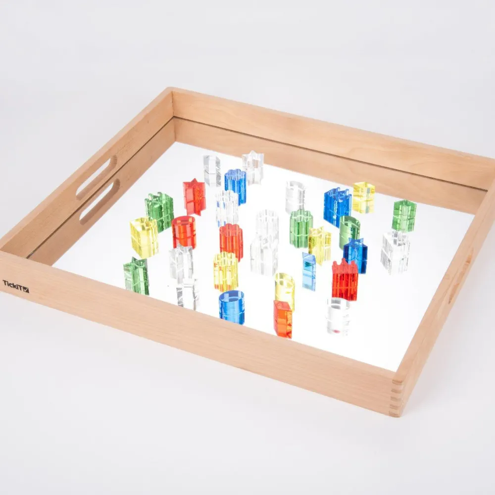 Montessori|Lysborde<tickit® Krystalformer - Farve, 30 dele