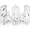Montessori|Lysborde<tickit® Krystalformer - Transparent, 25 stk