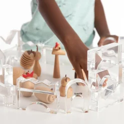 Montessori|Lysborde<tickit® Krystalformer - Transparent, 25 stk