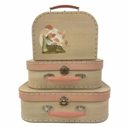 Til Børneværelset|Rolleleg<Egmont Toys Kuffertsæt - Dådyr, 3 stk
